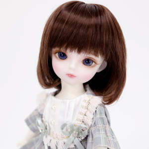 구체관절인형 가발 단발머리 블랙 26cm USD