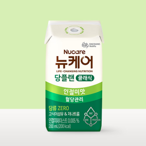 [본사공식몰] 당플랜 인절미맛 클래식 빨대형 200ml (24팩) 대상웰라이프 뉴케어 당뇨식 노인 환자 시니어 간식 당뇨 영양식 건강식 곡물