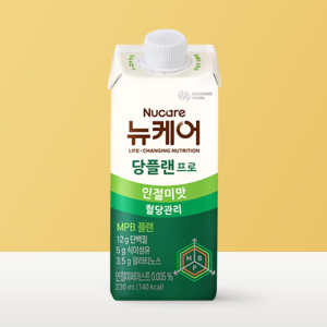 [본사공식몰] 당플랜 프로 인절미맛 230ml 24팩 대상웰라이프 뉴케어 MPB 설계 당뇨식 곡물맛 당뇨 영양식 식단