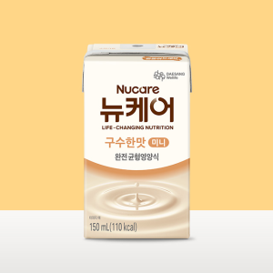 [본사공식몰] 뉴케어 미니 구수한 맛 150ml (24팩) 환자 노인 균형영양식 단백질 환자식 유동식 아침간편식 빨대