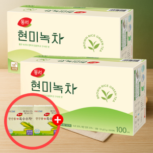 동서 현미녹차 200T+한잔용 옥수수차 8T 선물(ID당1개)