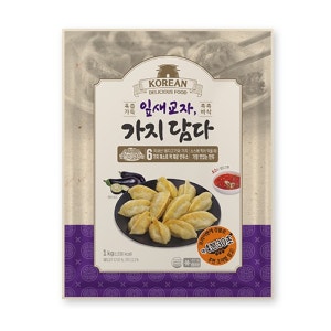 잎새교자 가지담다1kg 가지만두 가지튀김
