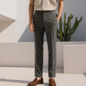 [에디션] 린넨 베이직 사이드밴딩 팬츠