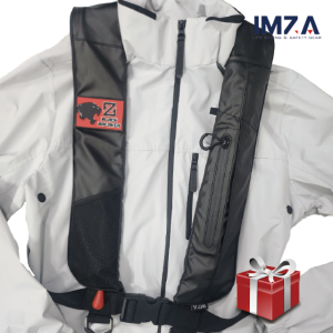 IMZA IZ-N21 임자컴퍼니 선상 낚시 목걸이형 자동 팽창식 구명조끼 해양수산 KOMSA검정 방수,방오 초경량