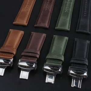 이태리 수입 오일 천연소가죽 20mm/22mm 디버클 스트랩 BP9144WB