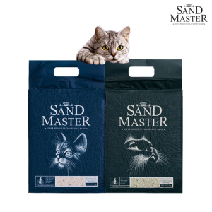 샌드마스터 두부 모래 오리지날 고양이 먼지없는 모래 2.8kg 7L 6개입