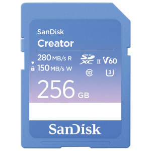 샌디스크 SD카드 크리에이터 V60 256GB 256기가 캐논 소니 카메라 메모리