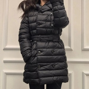 버버리 휘틀리 위틀리 숏 쇼트 크롭 여성 벨티드 다운 하프 패딩 자켓 파카 2색상 8091114 WITLEY