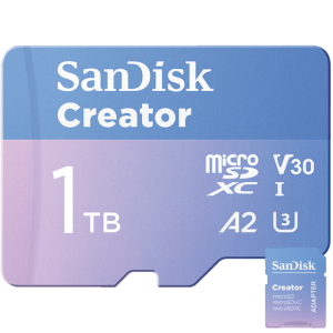 샌디스크 마이크로 SD카드 크리에이터 1TB 1테라 액션캠 블랙박스 카메라 메모리