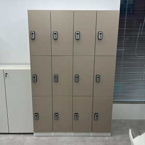 3단 3인용 캐비닛 미용실 옷장 목재 사무실 락카룸 헬스장 락카장 사물함 개인 잠금