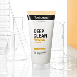 [5%더블][뉴트로지나] 딥클린 포밍클렌져 150g x3