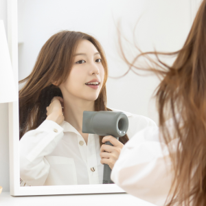 에이드온 BLDC 1900W 헤어드라이어 저소음 경량 음이온 가정용 드라이기 라이트베이지 다크그레이
