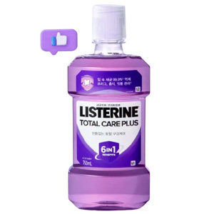 [리스테린] 토탈케어 플러스 750ml x6+(증)250ml 강한맛 랜덤 1개