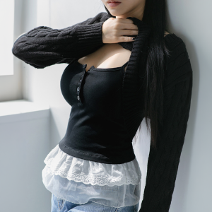 [MD추천] 프릴 레이스 브라탑 레이어드 이너