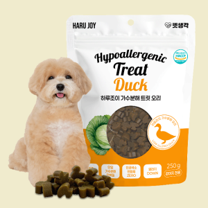 펫생각 가수분해 강아지 간식 미니트릿 알러지 노즈워크 다이어트 훈련 오리, 250g, 1개