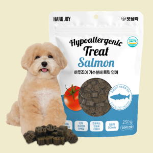 펫생각 가수분해 강아지 간식 미니트릿 알러지 노즈워크 다이어트 훈련 연어, 250g, 1개