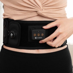 큐어리 허리 EMS 근육이완 개인용 저주파 자극기 마사지기