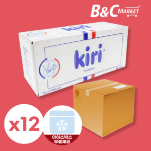 [무배/회원 아이스박스 무료]끼리 크림치즈(1kgx12개)