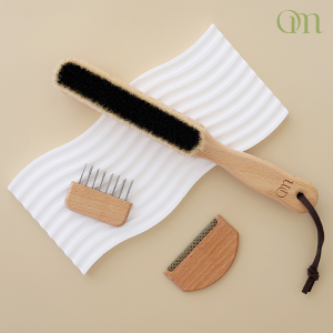 캐시미어 브러쉬 코트 옷솔 돈모 옷 의류