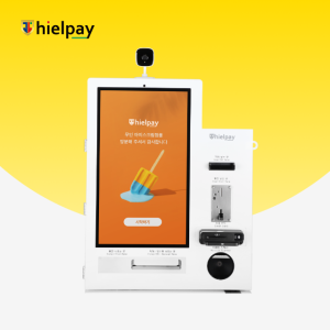 히엘페이 키오스크 현금카드겸용 무인점포 유통매장 탁상형 아이스크림 문구점 편의점 신규 개인