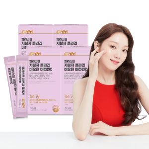 [300달톤]GNM 엘라스틴 저분자 콜라겐 펩타이드 비오틴 비타민C 분말스틱 4박스