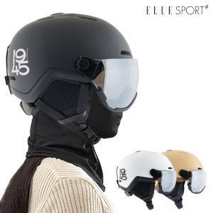 엘르스포츠샵 이모션 EMOTION 초경량 아시안핏 바이저 헬멧 고글일체형 통풍구 조절가능 아동 성인 대두용 스키 스노우보드 헬멧