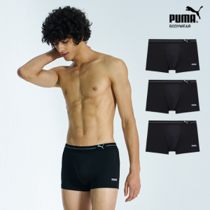 푸마 바디웨어 푸마 입체볼륨 남성 드로즈 3종 세트 빅사이즈(블랙A)