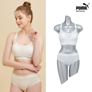 푸마 바디웨어 푸마 바디웨어 여성 릴렉스 소프트 브라팬티 2종세트 (화이트)