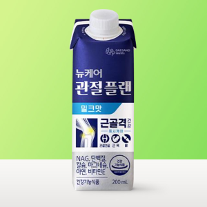 [본사공식몰] 뉴케어 관절플랜 밀크맛 200ml (24팩) 대상웰라이프 시니어 액상 관절 단백질 액티브 골든밸런스 부모님 NAG  무릎 연골