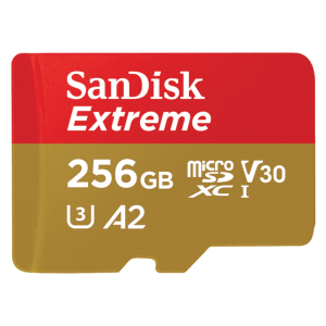 샌디스크 마이크로 SD카드 익스트림 256GB 256기가 블랙박스 액션캠 닌텐도 카메라 메모리