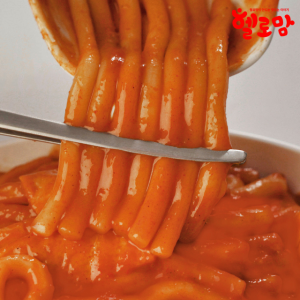 헬로맘 누들 떡볶이 밀키트 2인분 보통매운맛 1팩 470g