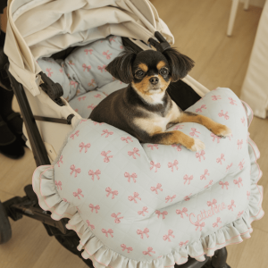 [50%세일]꼬뗀느 강아지 유모차 올인원 리버시블 라이너쿠션 4color_고퀄리티 베드겸용 쿠션