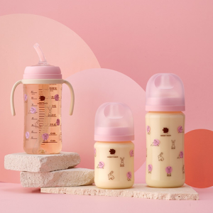그린핑거 베베그로우 PA 퓨어베이비 (토끼) 디자인 노꼭지 트윈팩 280ml 트윈팩