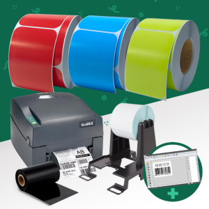 신선식품 라벨프린터 올인원 세트 / G500 컬러유포 농산 축산 수산 물류 스티커