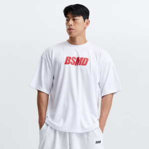 비스트모드 5컬러 메쉬 기능성 헬스 오버핏 반팔 티셔츠 짐웨어 BSMD