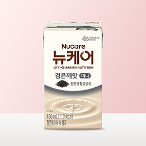 [본사공식몰] 뉴케어 미니 검은깨맛 150ml (24팩) 환자식 환자영양식 유동식 노인영양식 아침간편식 빨대