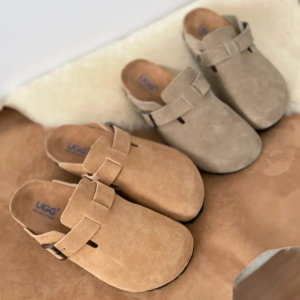 호주 어그 보스턴 버켄 스웨이드 슬리퍼 버켄스탁 DK137 DK1643 체스넛 브라운 블랙 양털 한정 특가