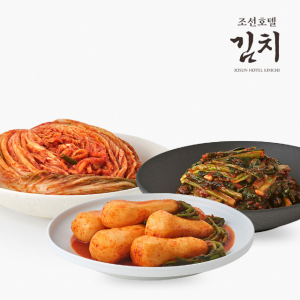 [정기구독] 프리미엄 조선호텔 배추김치2kg+갓김치1kg+알타리김치1kg