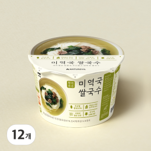 쌀97% 한끼든든 쌀국수 미역국맛 12개