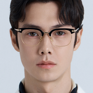 마노모스 크리켓츠 CRIKETS 하금테 반무테 패션 블루라이트차단 메탈 안경 안경테