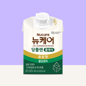 [본사공식몰] 당플랜 호두맛 클래식 200ml (30팩) 대상웰라이프 뉴케어 당뇨식 노인 환자 시니어 간식 당뇨 영양식 건강식 당뇨환자영양간식