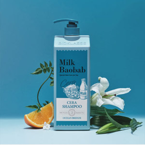 밀크바오밥 세라 샴푸 오션브리즈, 1.2L, 1개