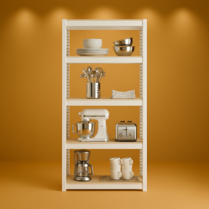 4단트롤리 선반 수납선반 다용도 철제 벽 팬트