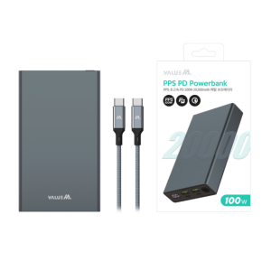 무료 각인 판촉물 초고속 충전 100W 보조배터리 20000mAh 전사 칼라 컬러 인쇄