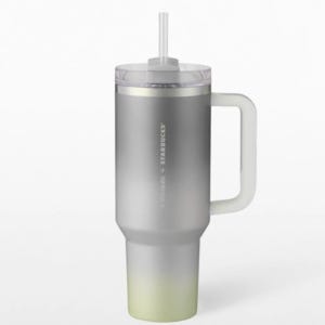 스타벅스 x 스탠리 실버 크롬 스탠리 콜드컵 1180ml