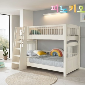 피노키오 르꼴마르 원목 이층침대 크림화이트 고