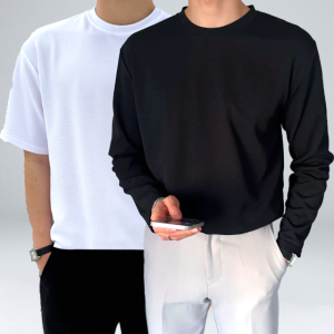 남자 반팔티 오버핏 빅사이즈 긴팔 티셔츠