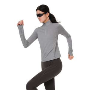 [안다르] 러닝웨어 퍼포먼스 하프집업 티셔츠