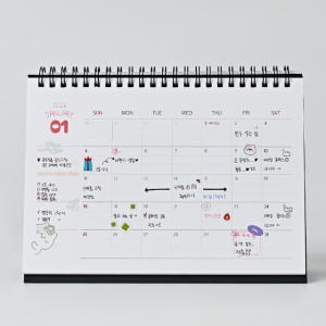 2026 귀여운 캐릭터 탁상 달력 데스크 캘린더 스케줄러 플래너 A5 사이즈