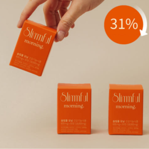 [정기구독] 슬림풀 모닝 3개월[6box] 다이어트 체지방감소 카테킨 비타민(A, B1, B2, B3, C, D, E) 셀레늄 아연 크롬 이너뷰티